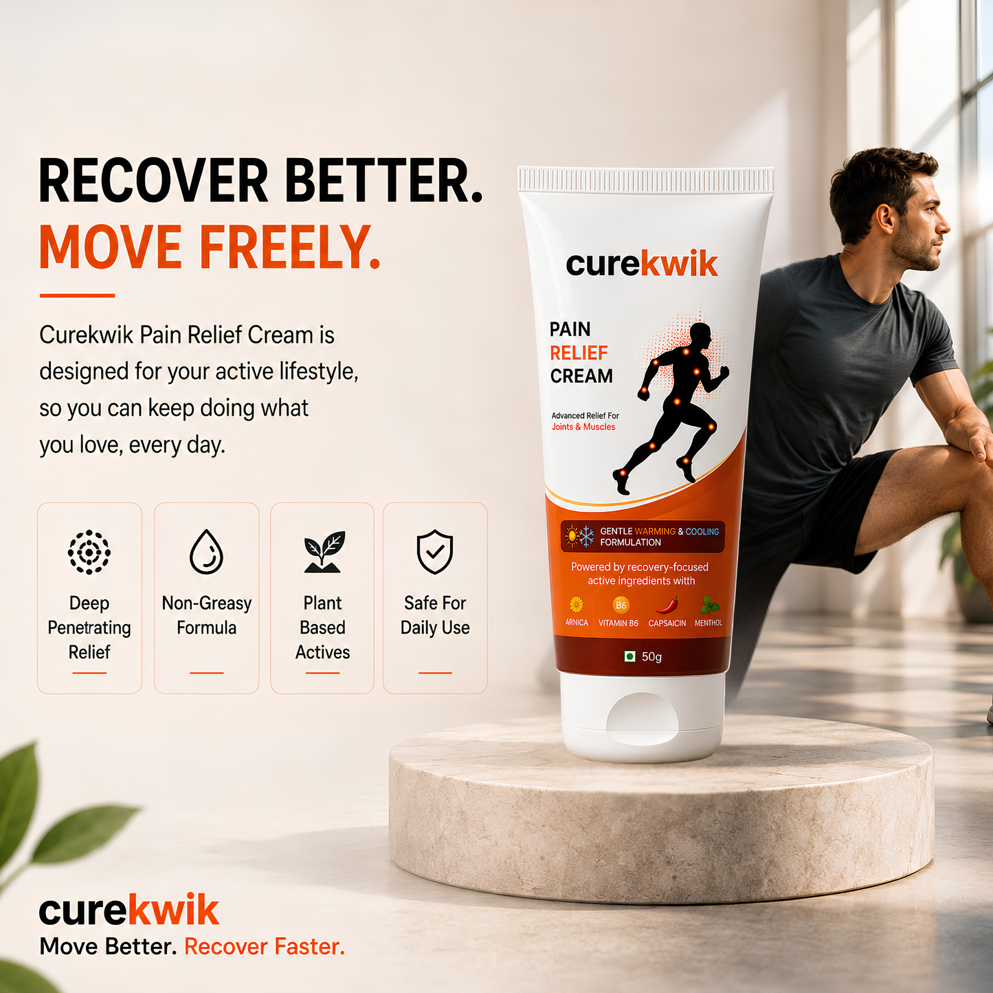 CureKwik Pain Relief Cream