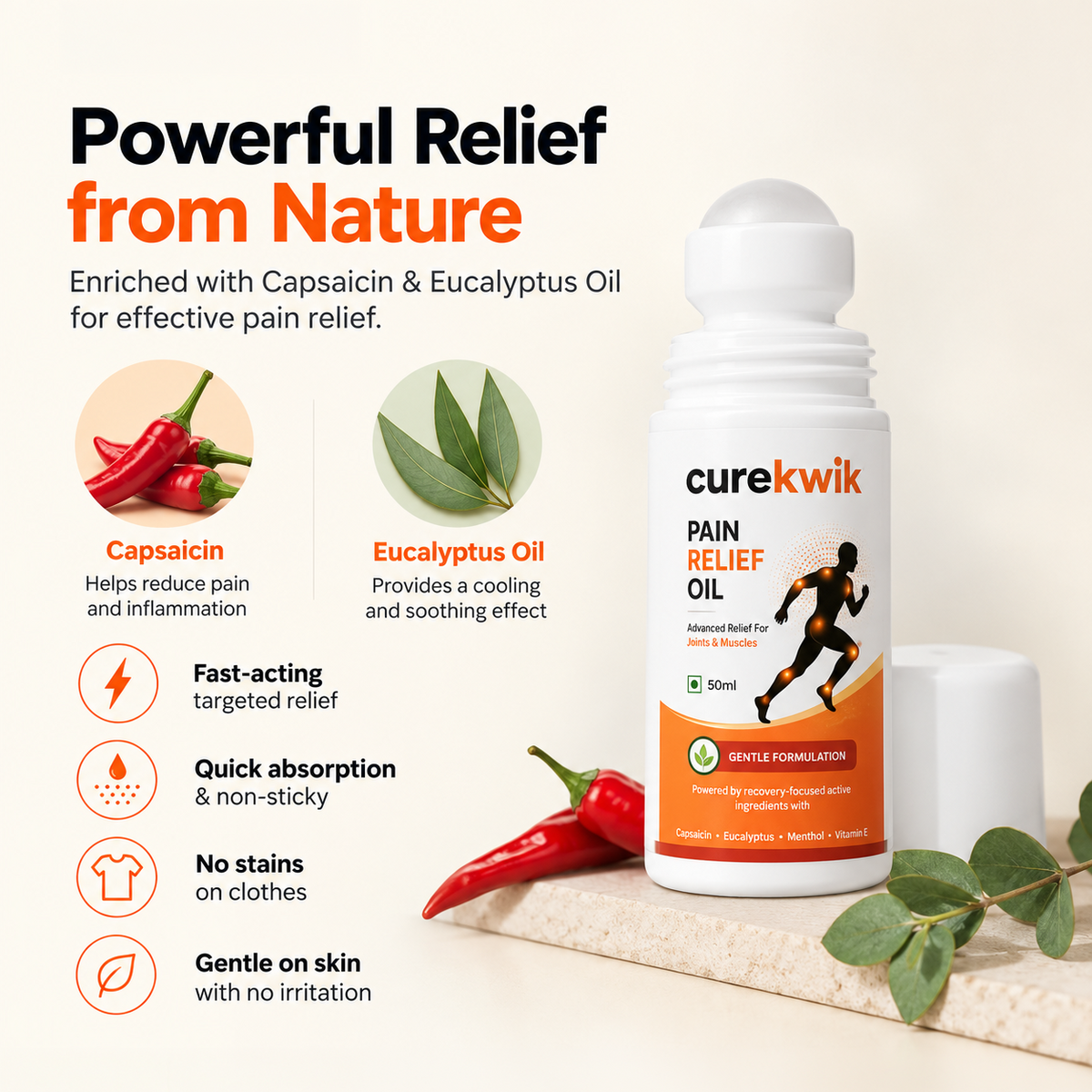 Pain Relief Oil (50ml)
